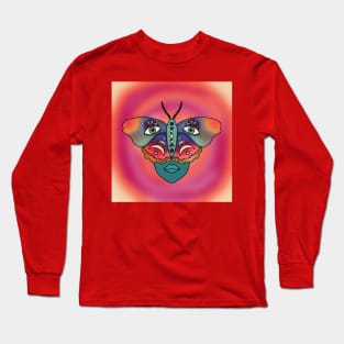 moth woman Long Sleeve T-Shirt